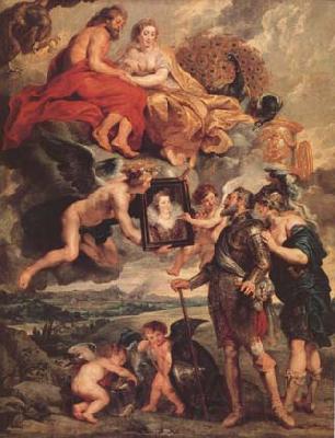 Peter Paul Rubens Henry Iv Receiving The Portrait of Maria de'Medici (mk27)